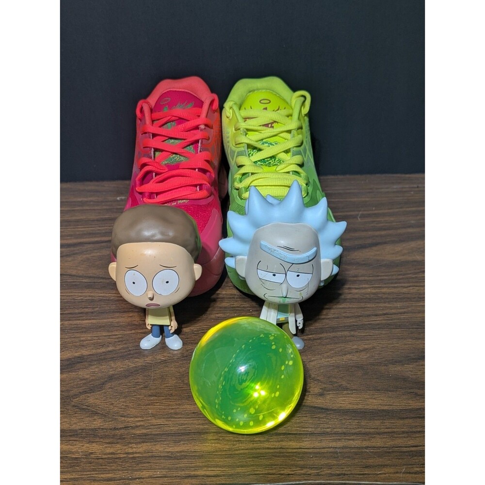 Size 7.5 - PUMA MB.01 x Rick and Morty Green/Red 2022